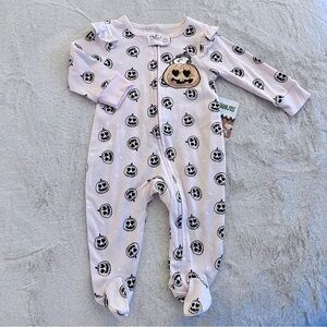 Peanuts/ snoopy pink Halloween sleeper size 3-6 months NWT